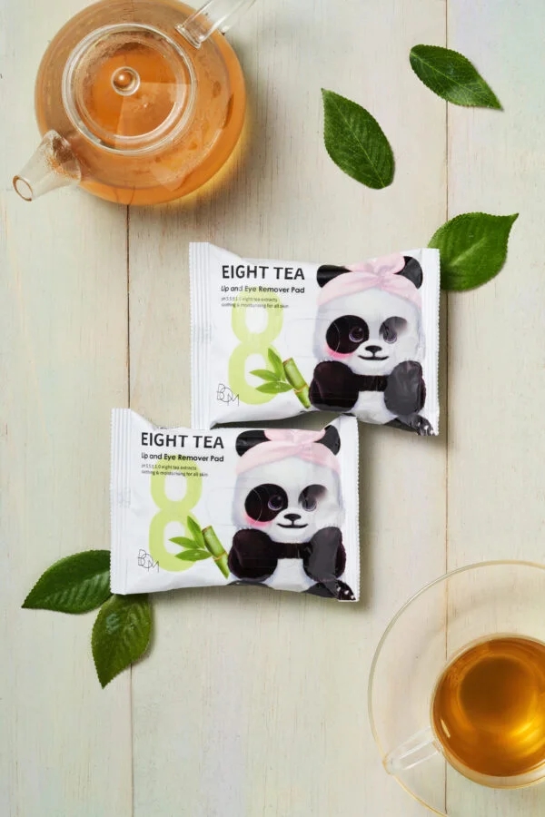 EIGHT TEA LIP AND EYE REMOVER PAD